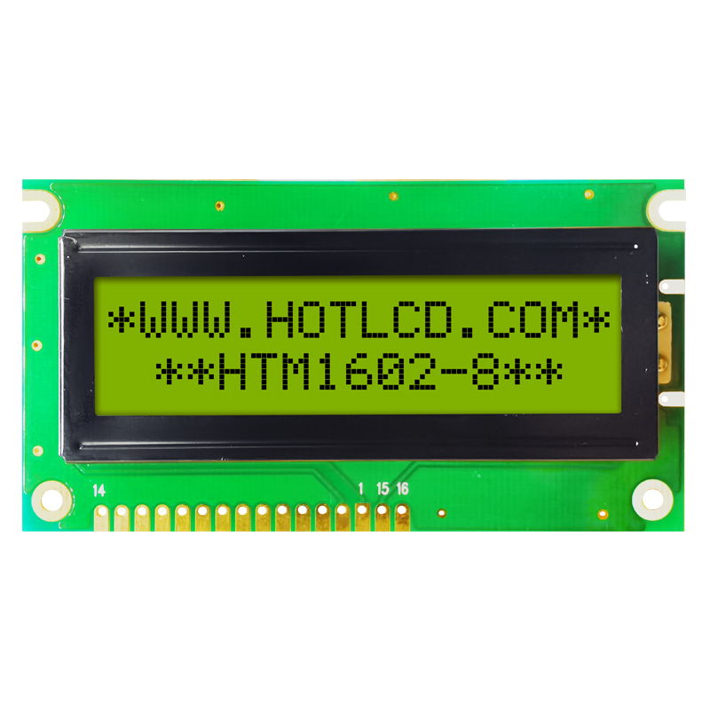 character LCD Modules model STN+ 2X16 yellow green backlight Arduino display