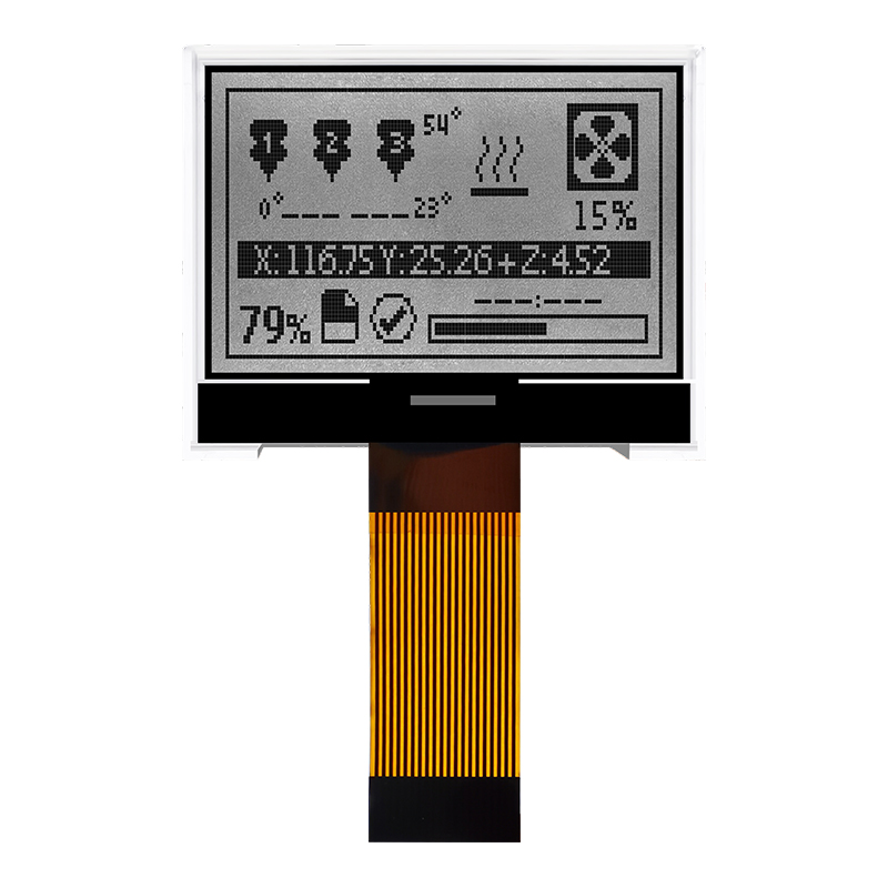 Graphic COG LCD MODULES 128X64 FSTN+ Display with White Side Backlight
