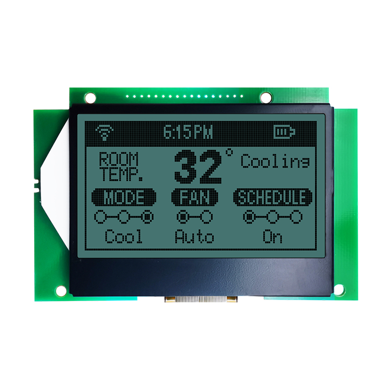 128X64 Graphic LCD Module FSTN + Gray Display with White Side Backlight