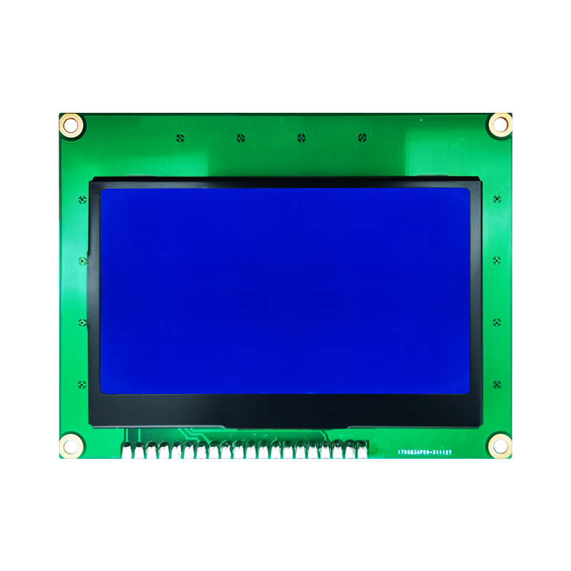128X64 Graphic LCD Module STN- Blue Display with White Backlight and Negative Voltage