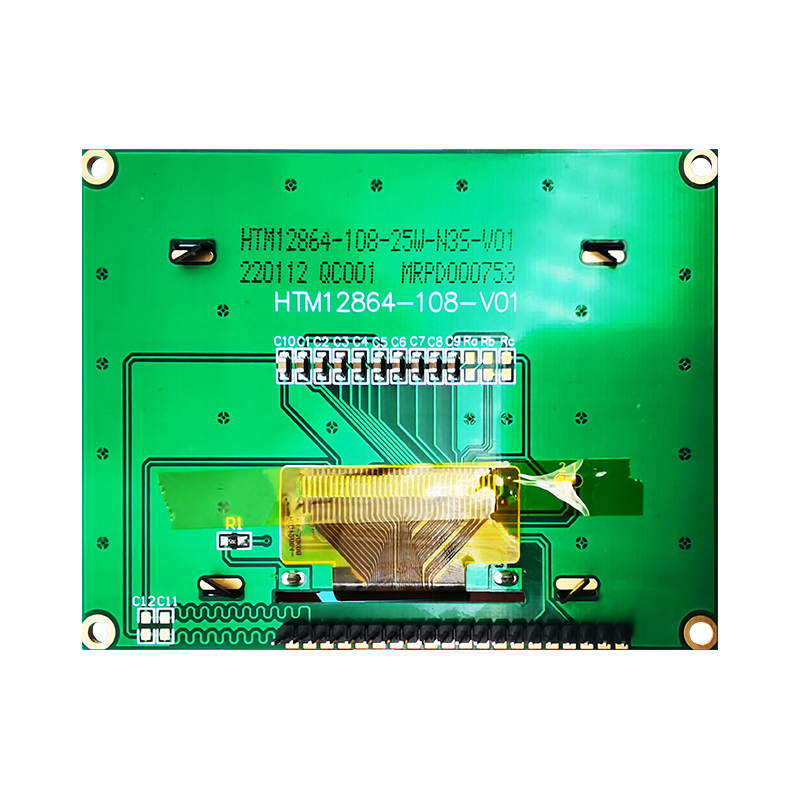 128X64 Graphic LCD Module STN- Blue Display with White Backlight and Negative Voltage