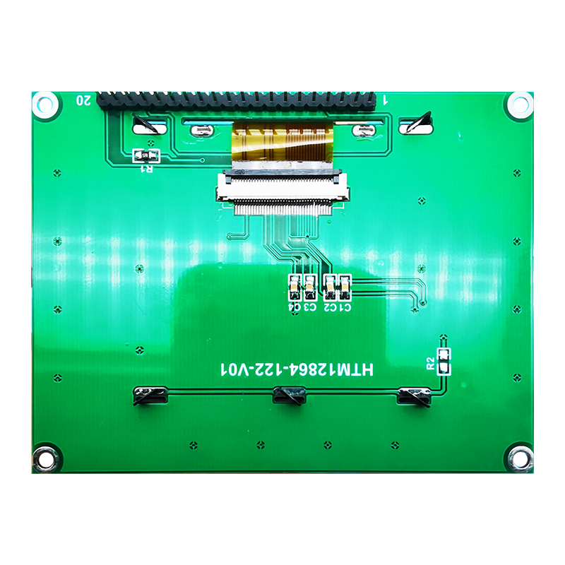 128X64 Graphic LCD Module STN - Blue Display, White Backlight - Negative Voltage