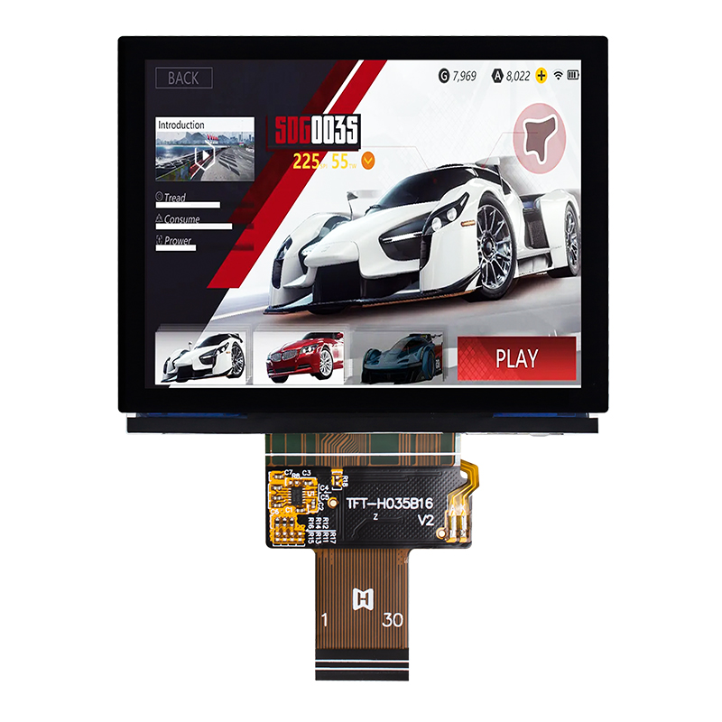 3.5" 640x480 TFT LCD Display With Cover Glass