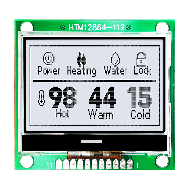 128X64 Graphic LCD Module | FSTN+ display with white side backlight with Chinese and English font library