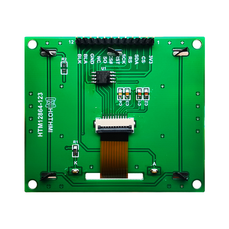 128X64 Graphic LCD Display STN - Blue Display with White Backlight