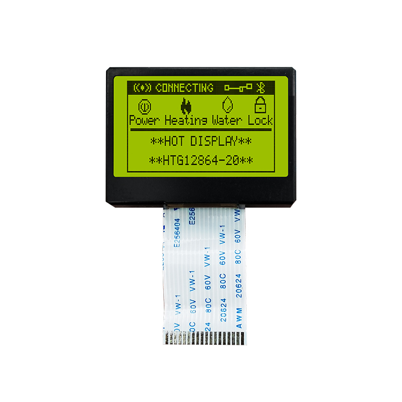 128 X 64 Graphic LCD Module With STN+Yellow-Green Backlight