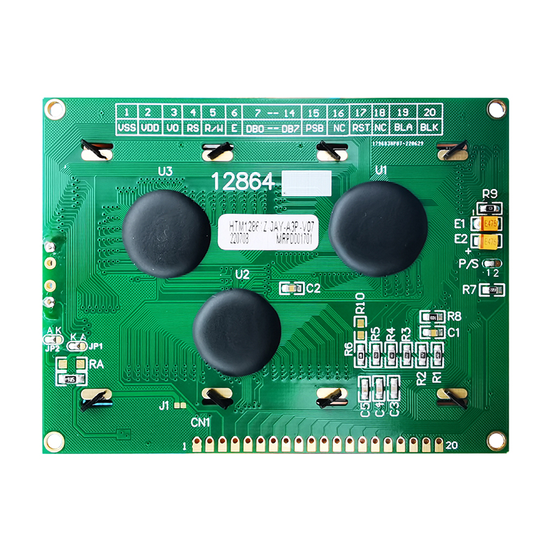 128X64 Graphic LCD Module | STN - Blue Display with White Backlight with Chinese Character Library