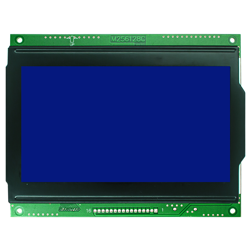 256X128 Graphic LCD Module STN - Blue Display with White Backlight