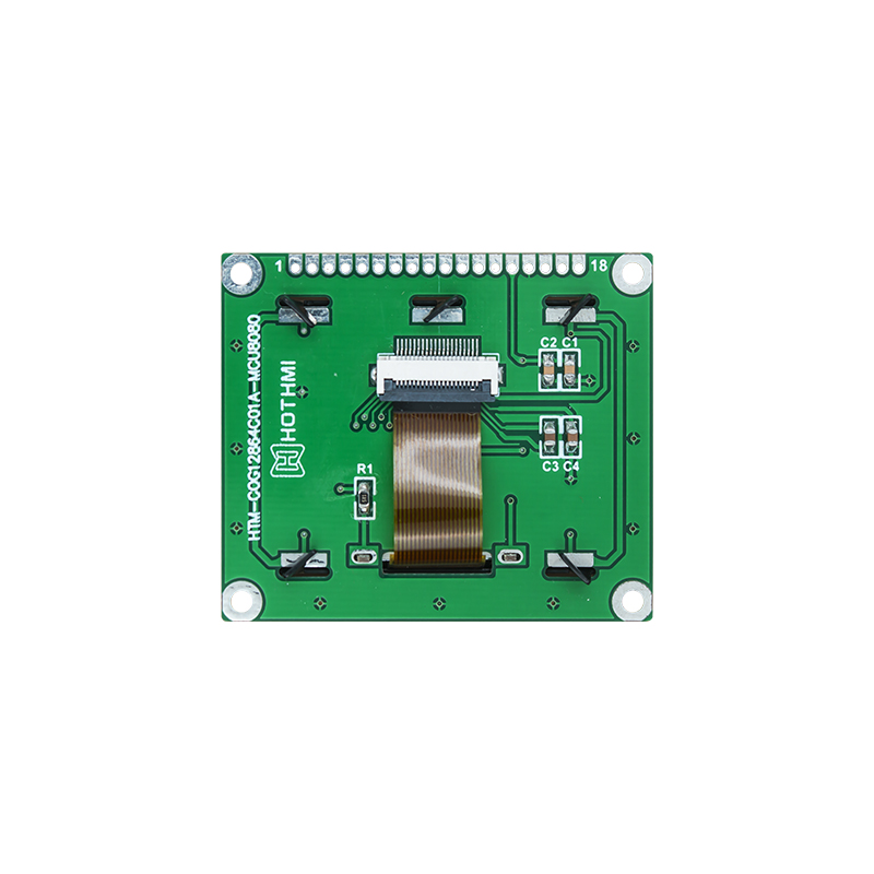 1.7" 128 x 64 Graphic LCD Module | FSTN+ Display With White Side Backlight