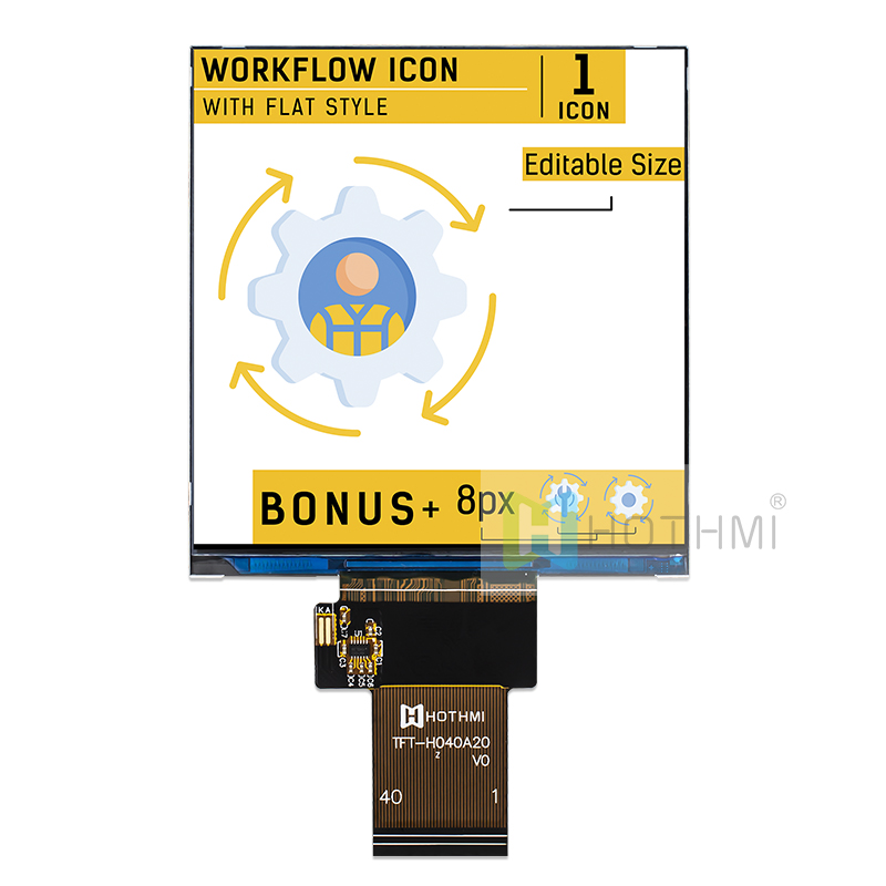 4.0" 720x720 TFT LCD With RGB Interface
