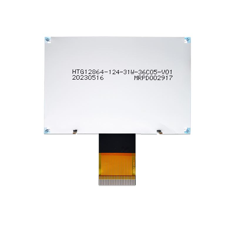 Monochrome COG LCD 128X64 SPI FSTN + Display with White Side Backlight