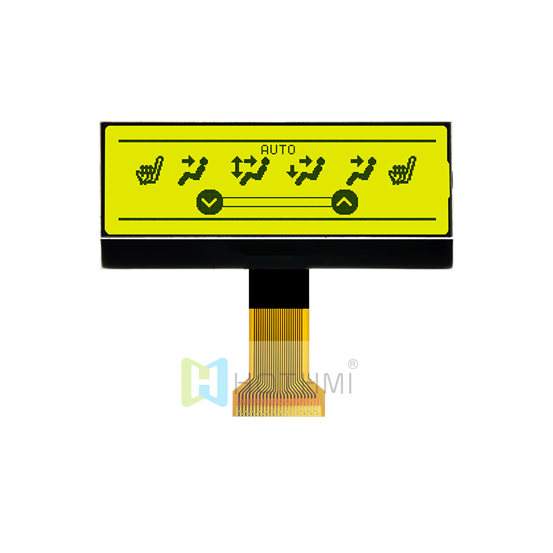 Graphic COG LCD MODULES 240x64STN + Yellow/Green Display with Yellow/Green Backlight