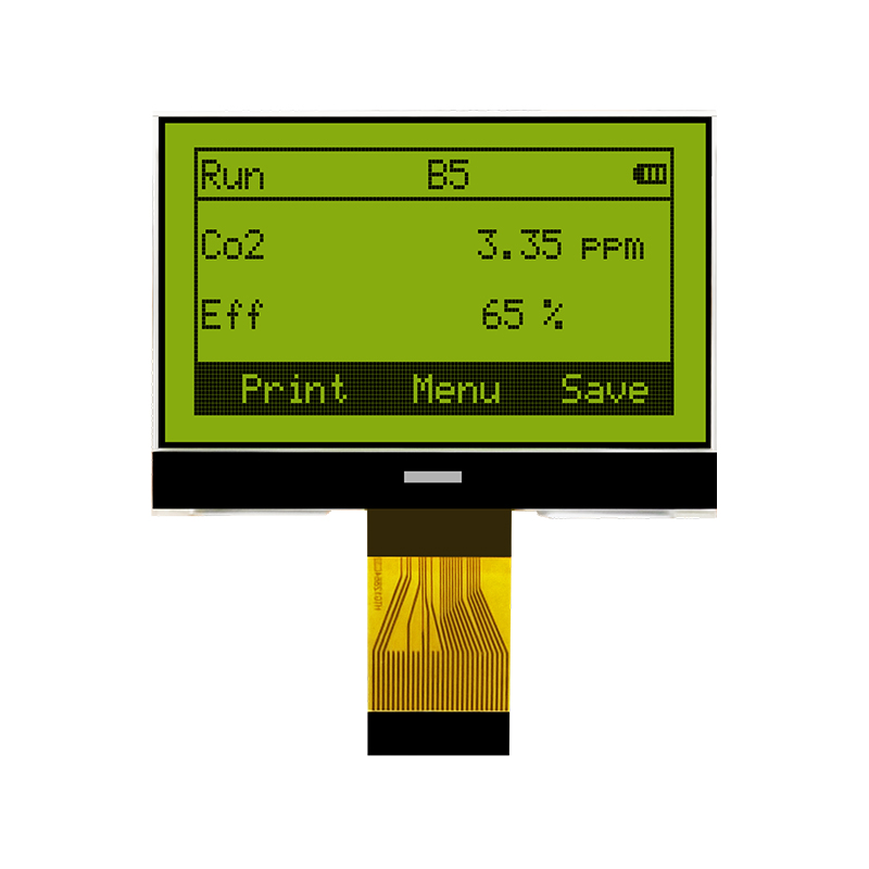 COG LCD MODULES 2.4inch 128x64 Graphic STN + Yellow/Green Display With Yellow/Green Backlight