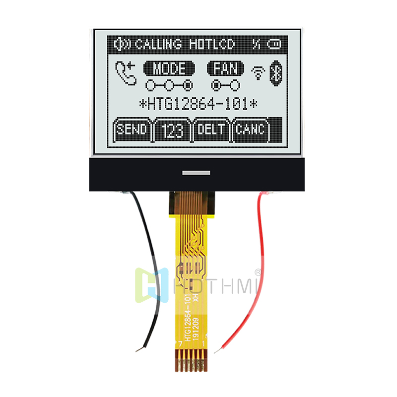 COG LCD MODULES 1.7inch 128X64 Graphic | FSTN+ Display with White Side Backlight