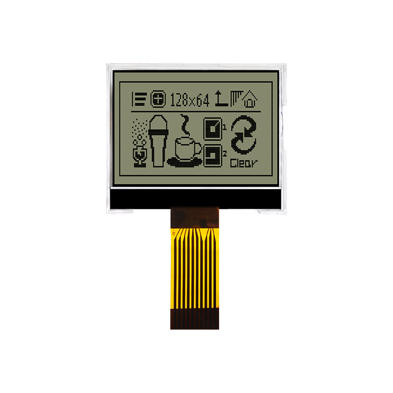 Graphic COG LCD 1.5"inch 128x64 SPI | FSTN+ Display with Side White Backlight