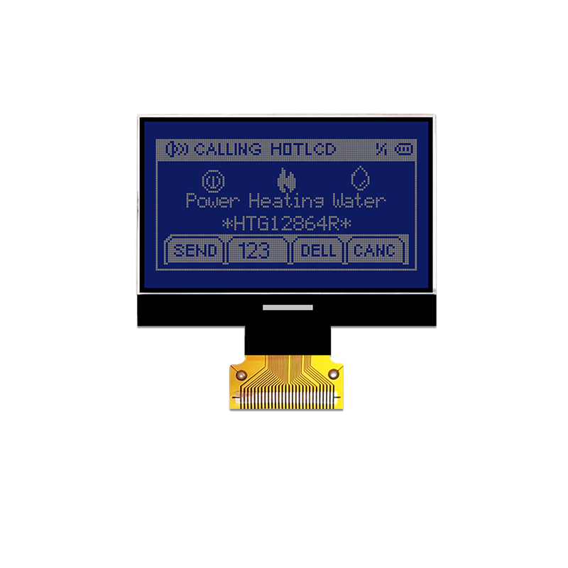 Graphic COG LCD 1.8inch 128X64 | STN - Blue Display with White Side Backlight