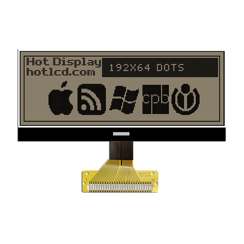 Graphic COG LCD 4.0inch 192X64 | FSTN + Display with White Side Backlight