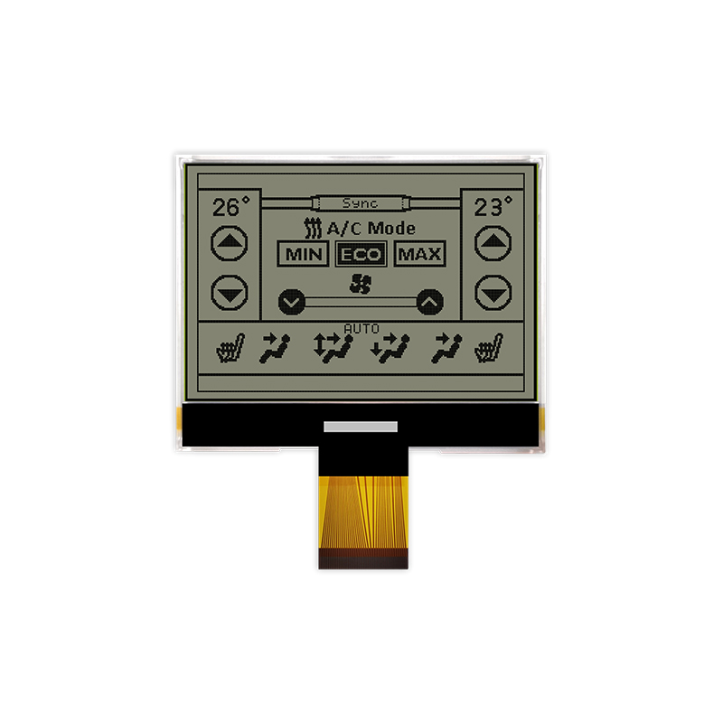 Monochrome graphics COG| 3.4inch 240X160 FSTN+ Display with Orange Side Backlight