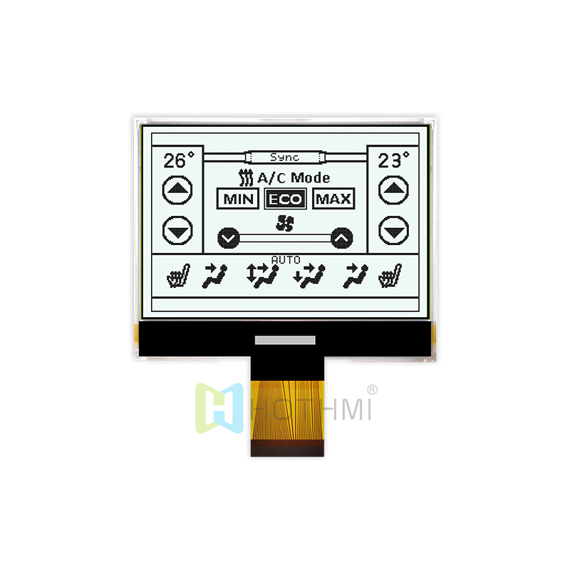COG LCD MODULES| 3.4inch 240X160 FSTN+ Display with White Side Backlight