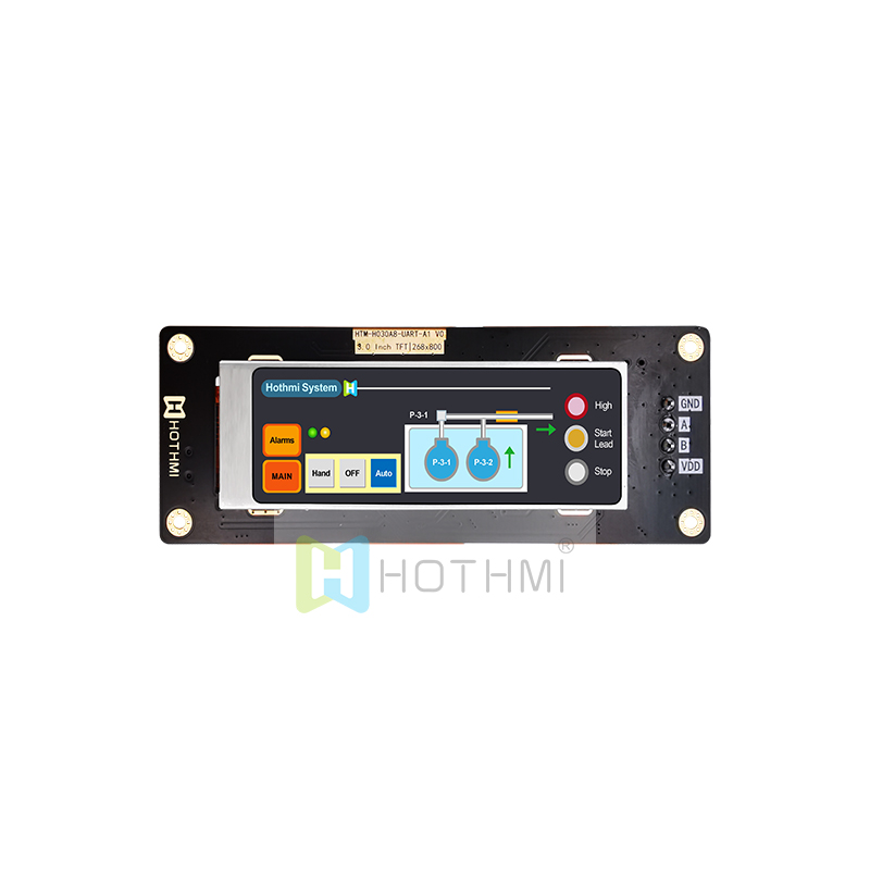 3" Smart TFT LCD Display Module with 268x800 Resolution Sunlight Readable
