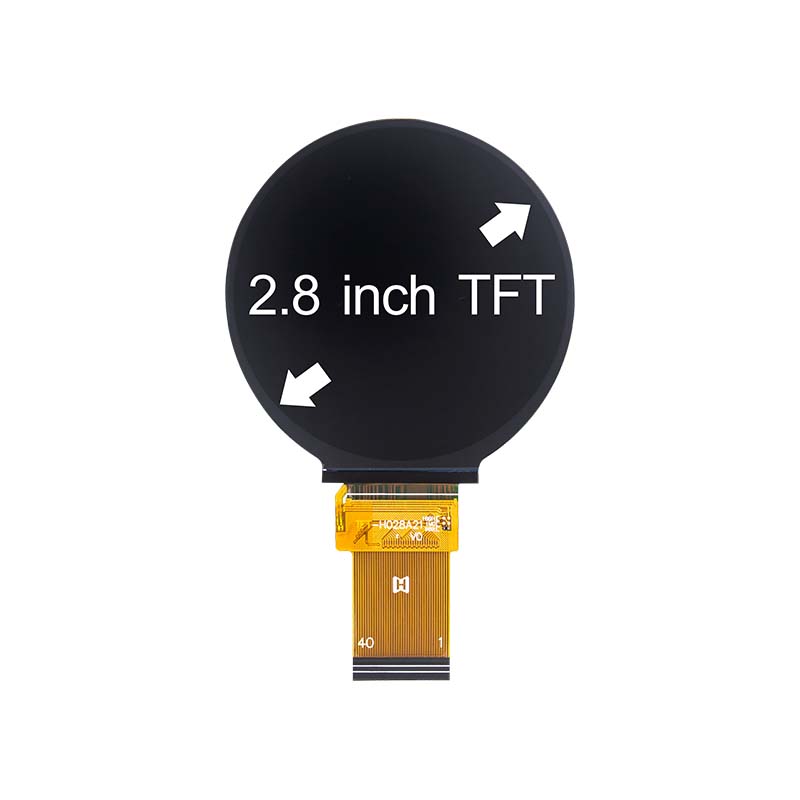 2.8 inch Round TFT LCD Display With ST7701S