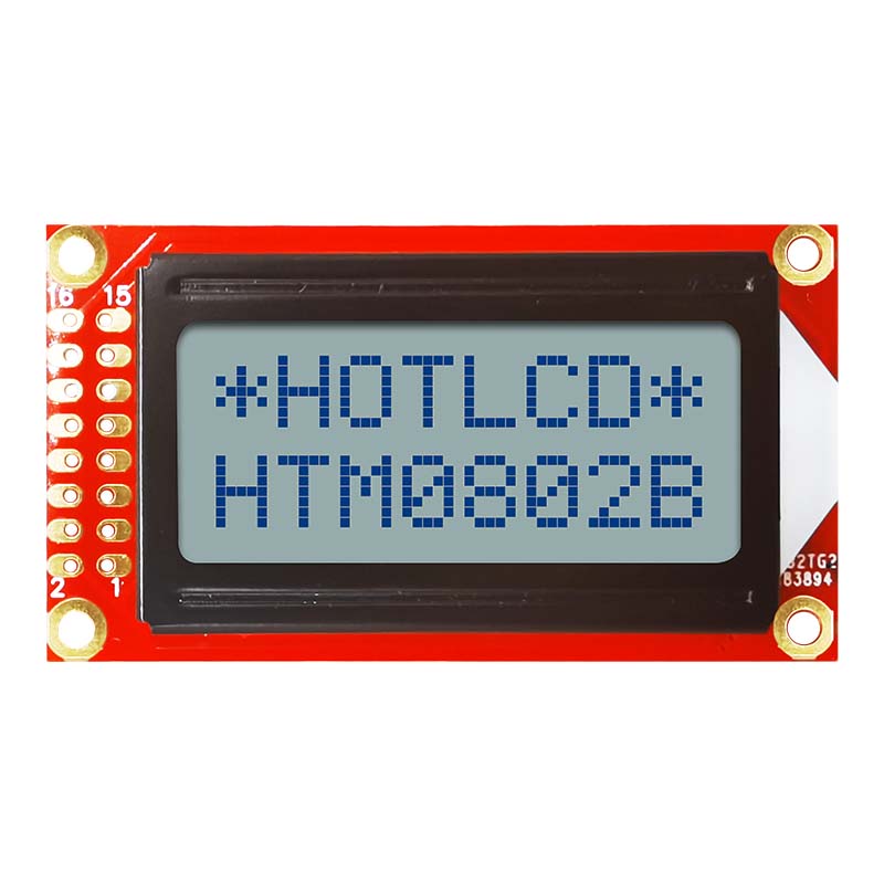 Character LCD Modules |2X8 STN+ Gray Display with White Side Backlight 5.0V