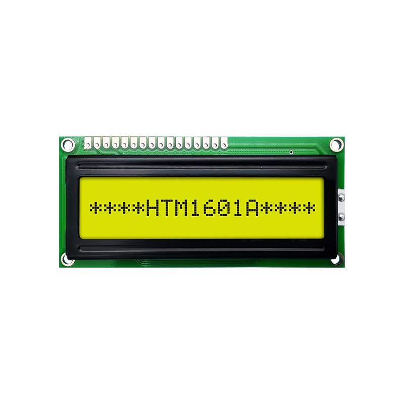 16x1 Character LCD Modules | STN+ Gray  with Yellow/Green Backlight