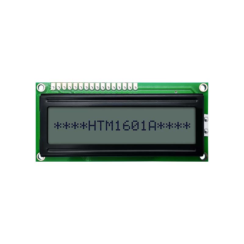 16x1 Character LCD Modules | STN+ Gray  with Yellow/Green Backlight