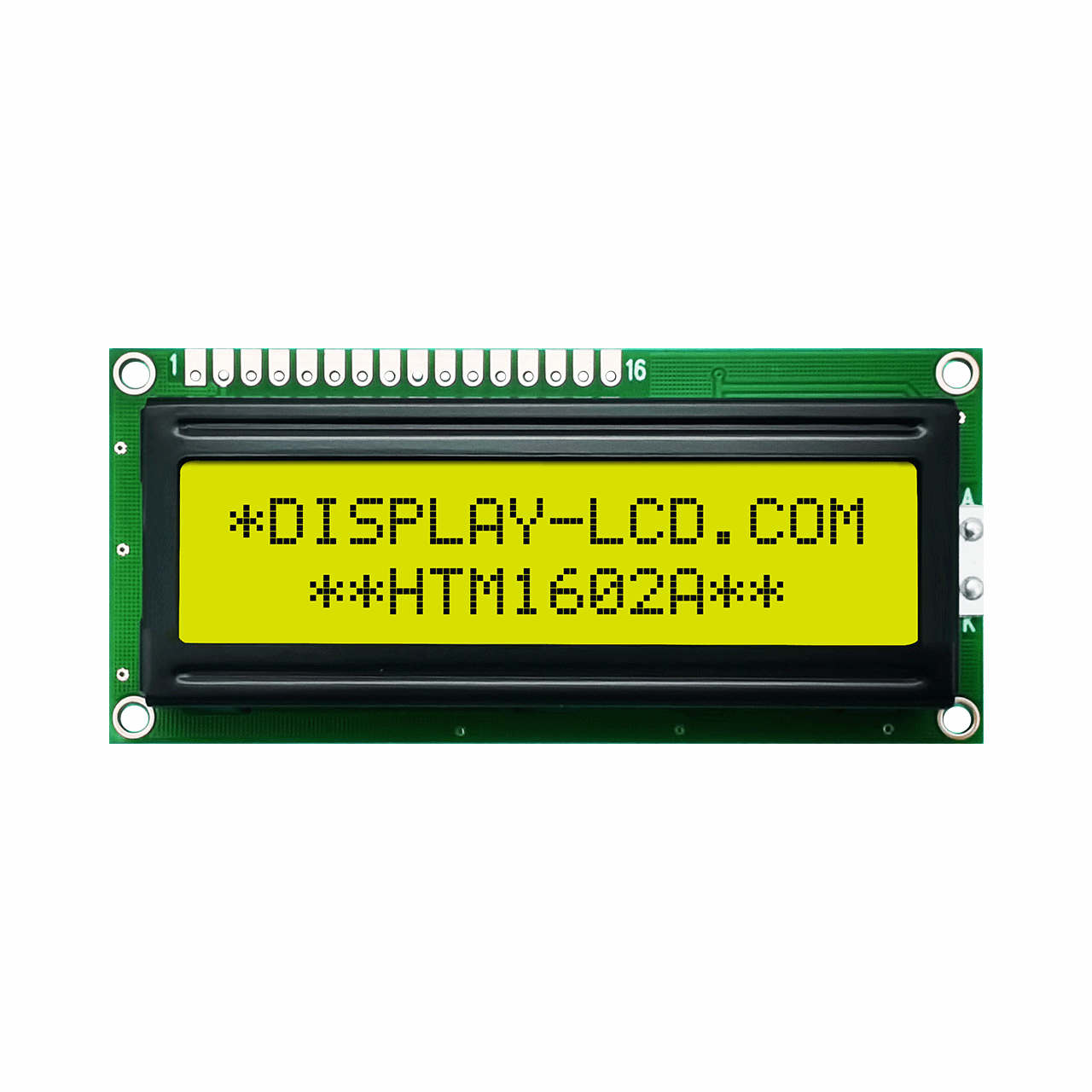 Character LCD Module |16x2 STN+ Gray Display with yellow/green Side Backlight Display-Arduino