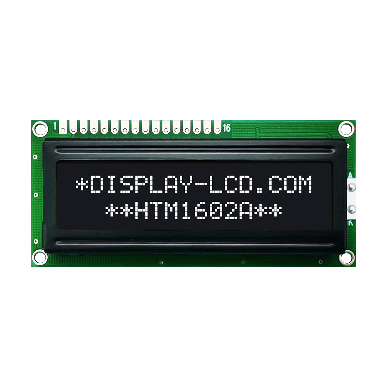 Character LCD Module |2X16 DFSTN- with Side White Backlight Display-Arduino