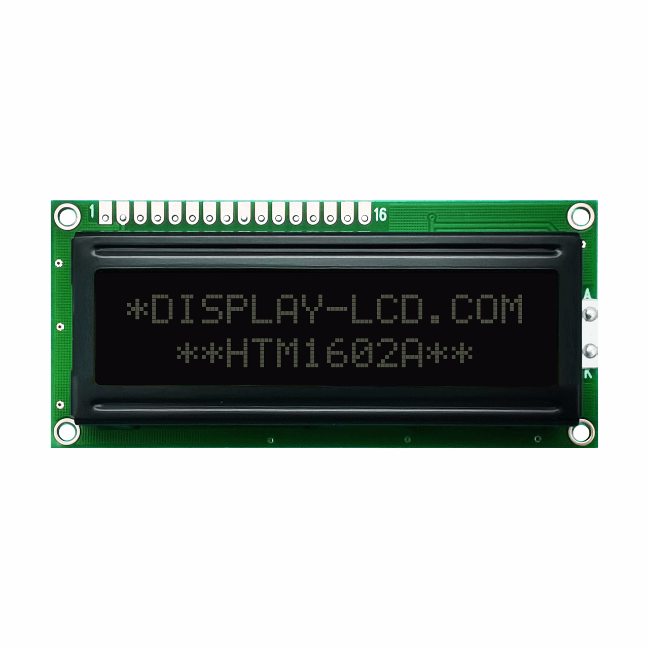 Character LCD Module |2X16 DFSTN- with Side White Backlight Display-Arduino