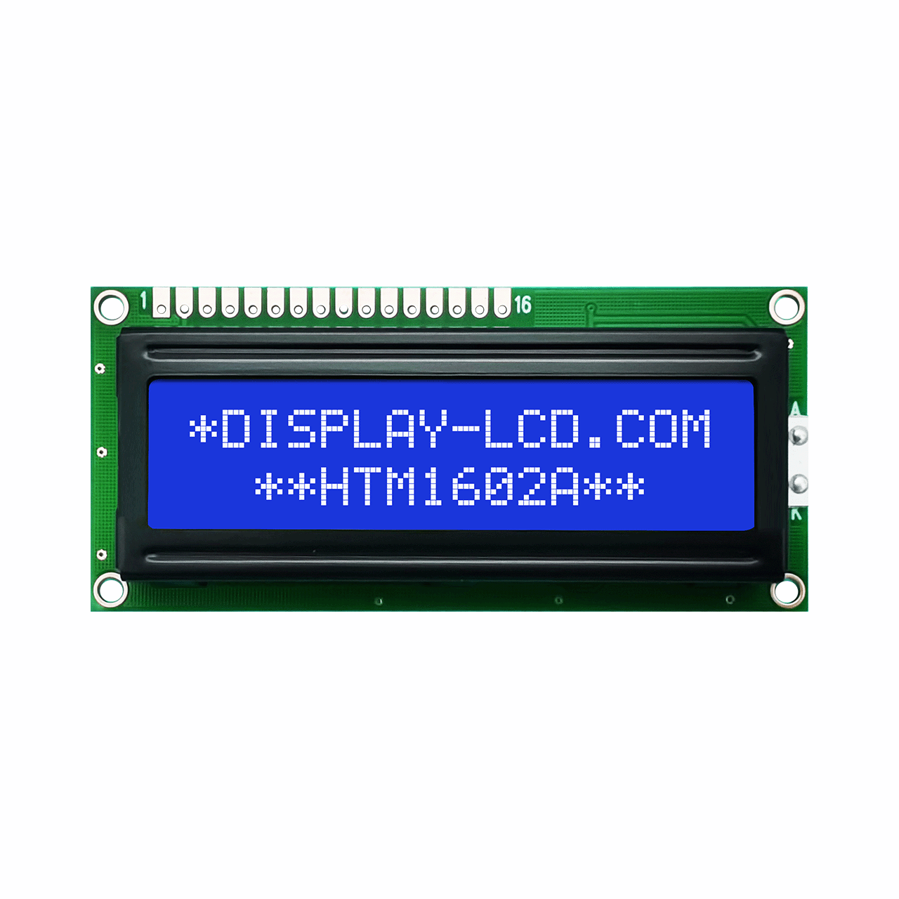 16x2 Character LCD Module | Blue Display With White Side Backlight