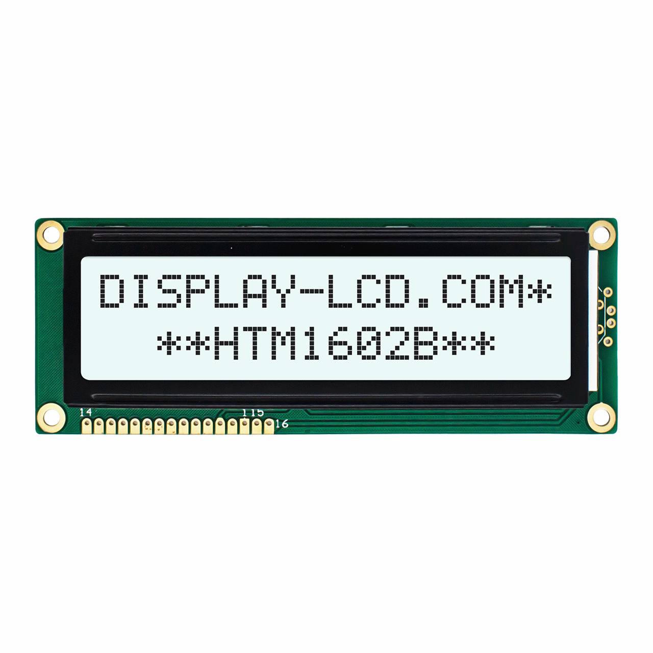 2x16 Character LCD Module | FSTN+ With White Backlight Display