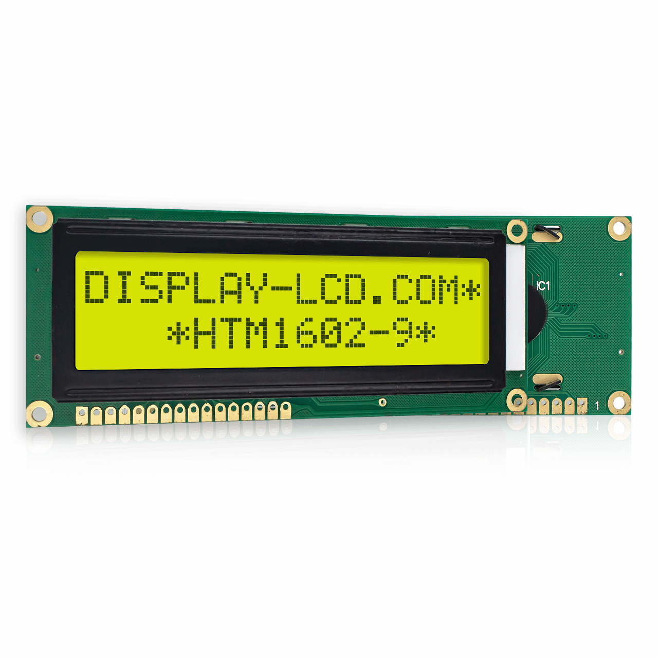 Character LCD Module |2X16 STN+ Yellow/Green with Side Yellow/Green Backlight Display-Arduino