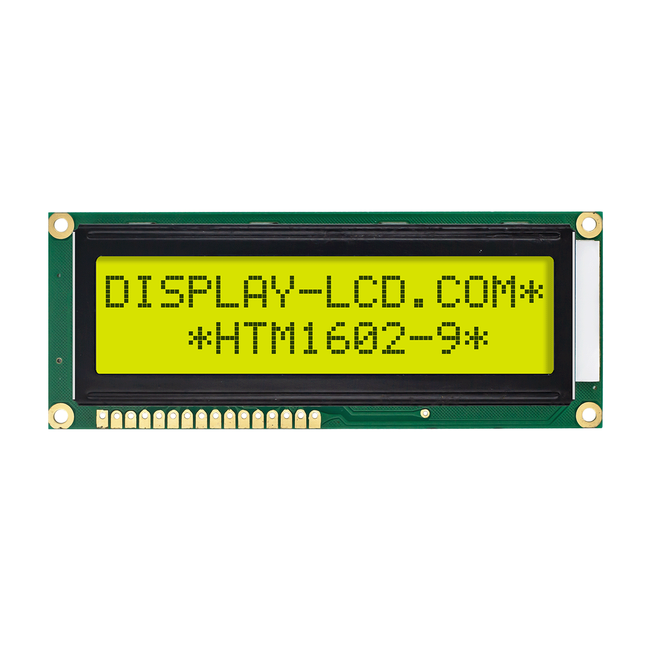 Character LCD Module |2X16 STN+ Gray Display with yellow/green Side Backlight Display-Arduino