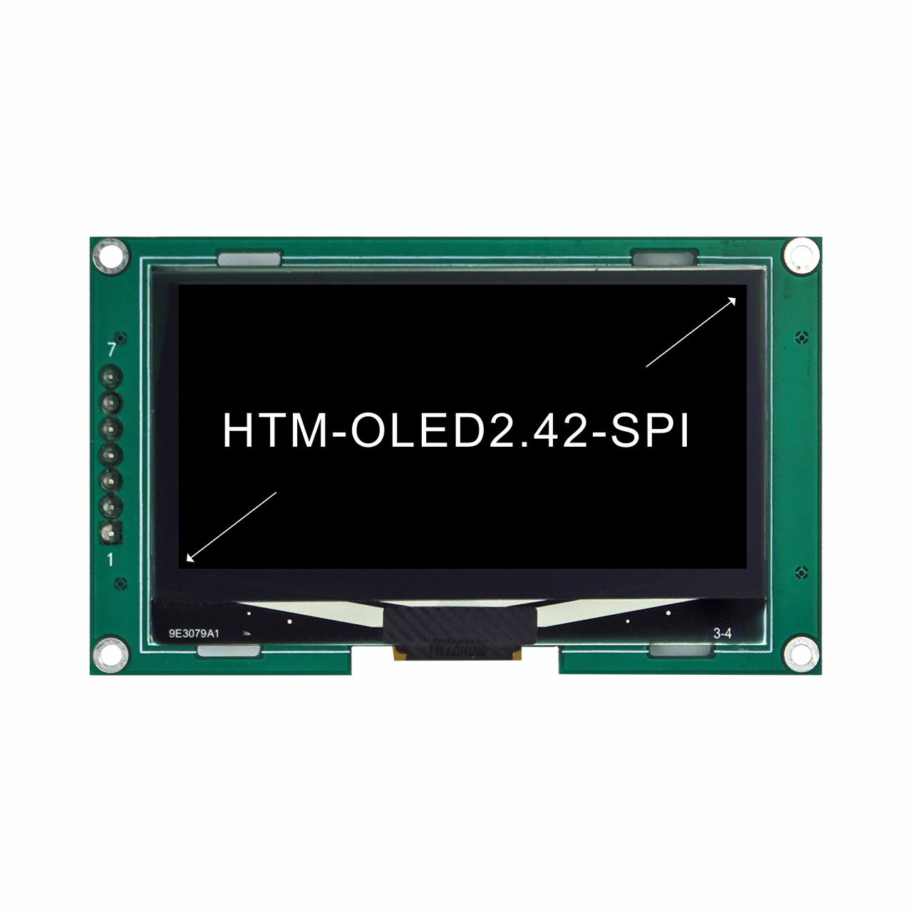 128x64 2.42 inch Mono DISPLAY BLUE OLED Graphic OLED Module SSD1309