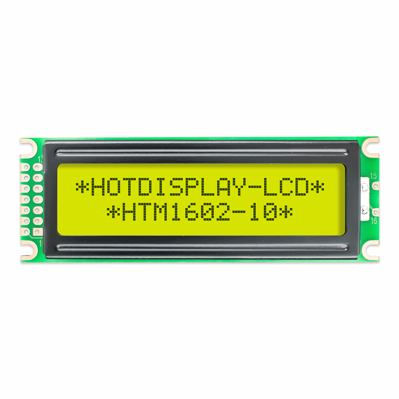 Character LCD module | 2X16 STN Arduino+ Yellow/Green Display with Yellow/Green Backlight