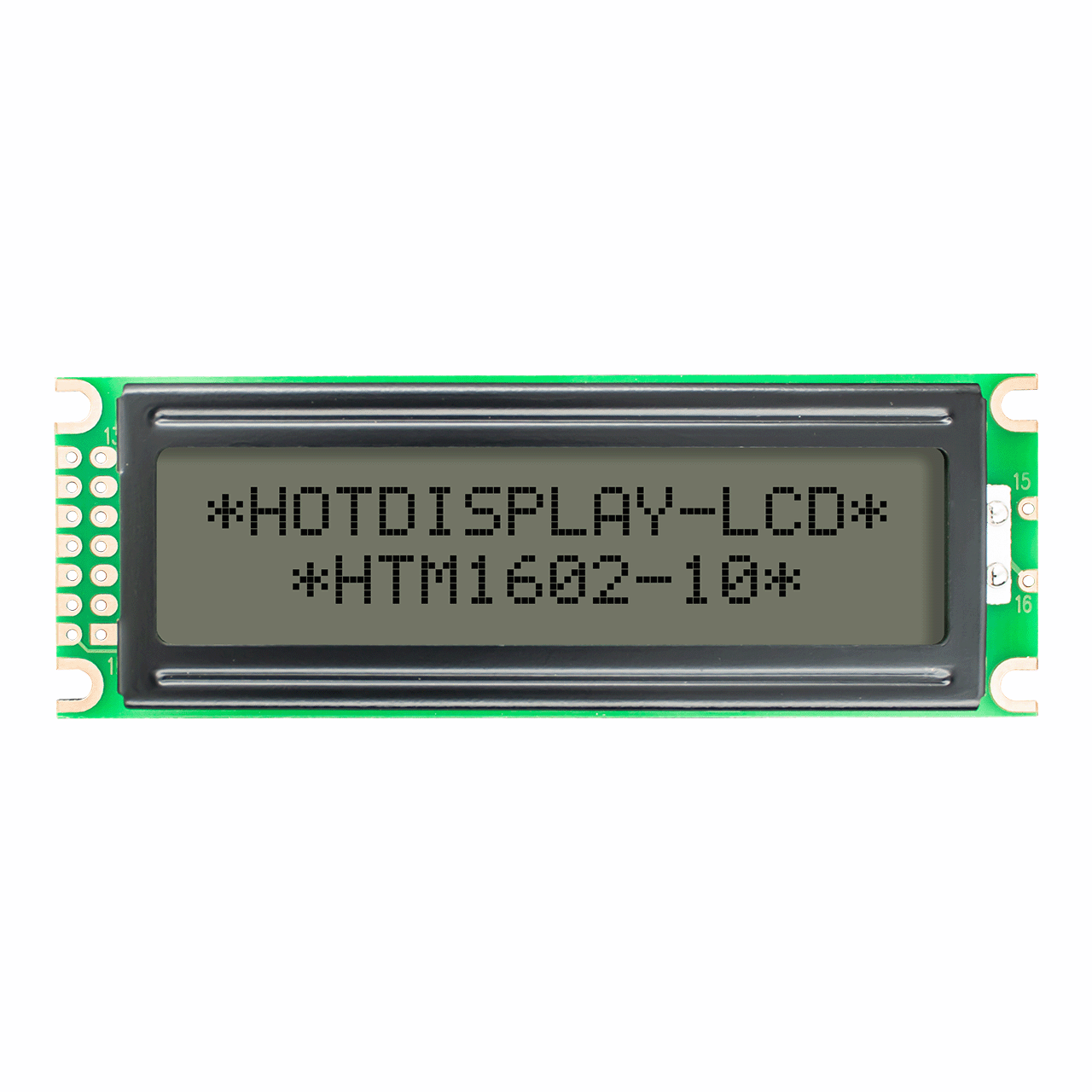 Character 2X16 LCD Module Mono Display | FSTN+ with Side White Backlight 5.0V-Arduino