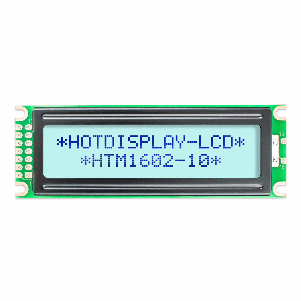 16 X 02 Character LCD Module | STN+ Gray Display With White Backlight