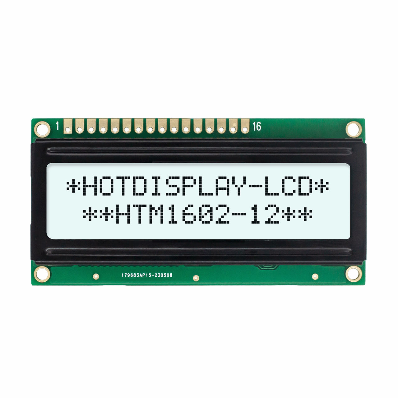 Character 2X16 LCD Mono Display | FSTN+ with Side White Backlight 5.0V | Arduino