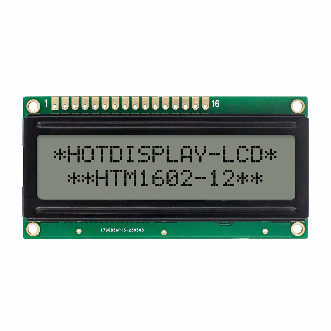 Character 2X16 LCD Mono Display | FSTN+ with Side White Backlight 5.0V | Arduino