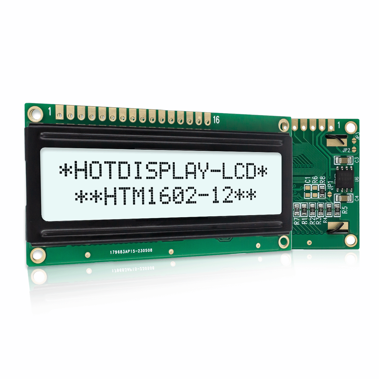 Character 2X16 LCD Mono Display | FSTN+ with Side White Backlight 5.0V | Arduino