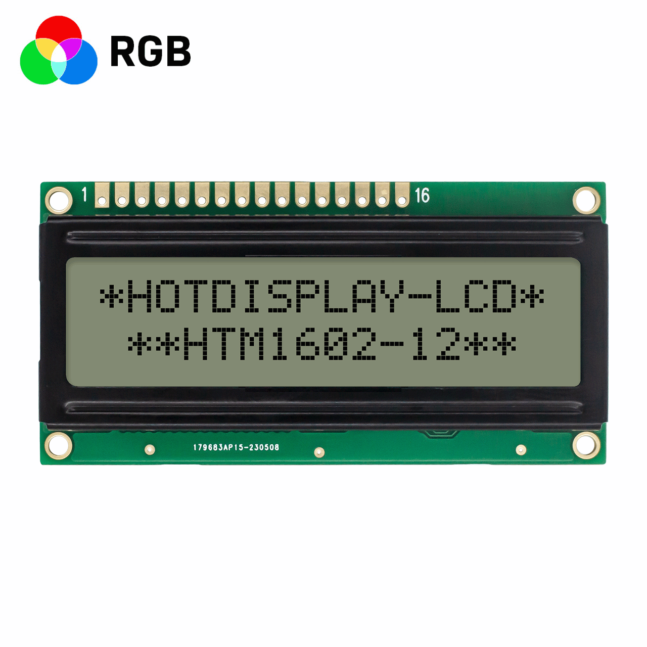 Character LCD Module |5.0V Display 16X2 FSTN+ with RGB Backlight-Arduino