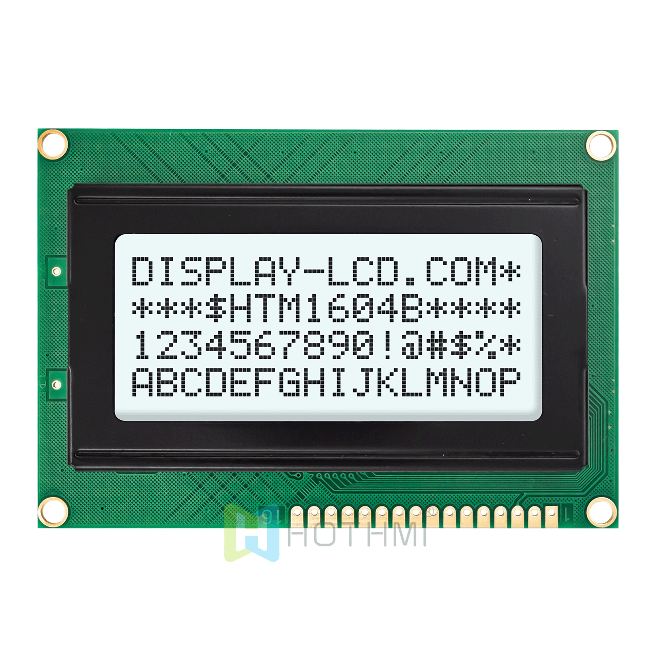 character LCD Module |4x16 FSTN(+) white side backlit monochrome display | Arduino | MCU interface | ST7066U controller