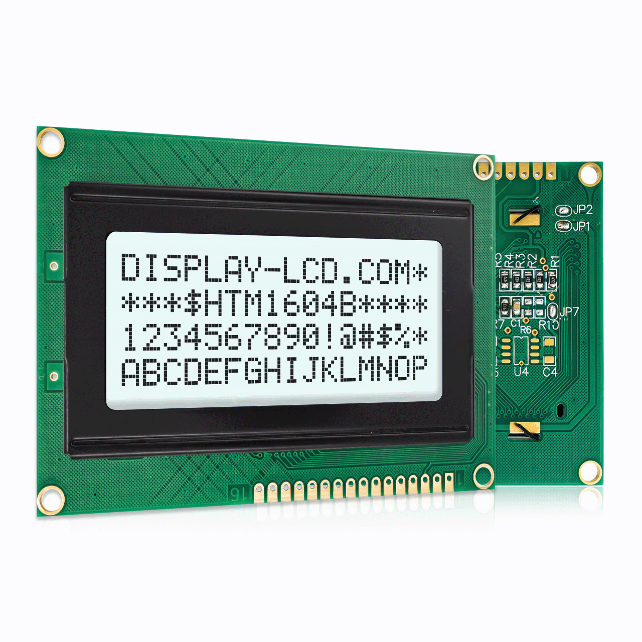 character LCD Module |4x16 FSTN(+) white side backlit monochrome display | Arduino | MCU interface | ST7066U controller