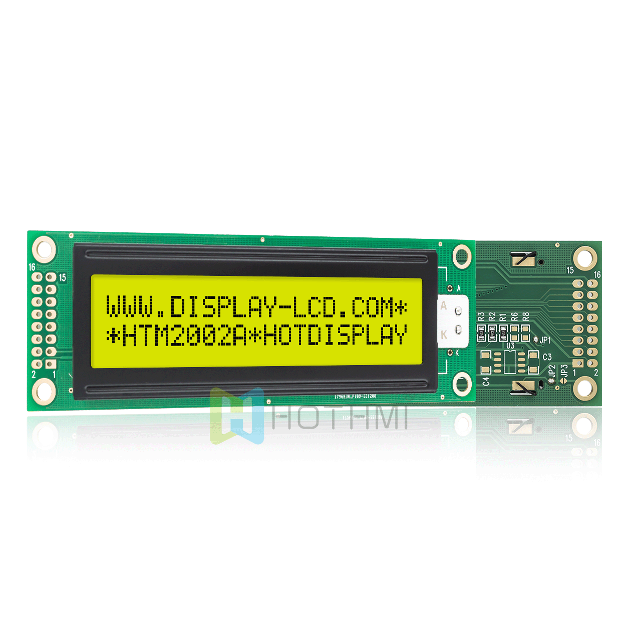 20x2 Character LCD Module | STN+ yellow-green Backlight For Arduino