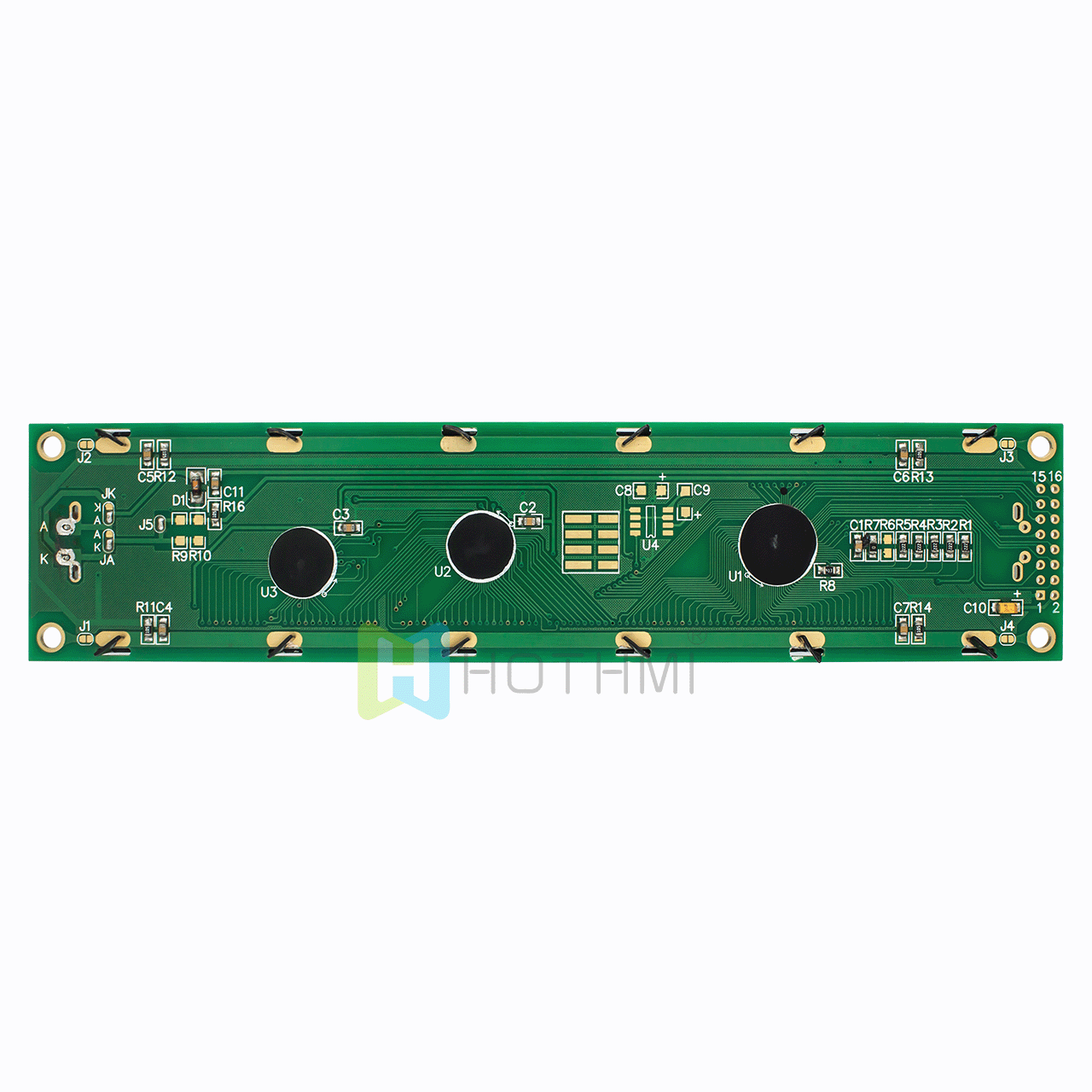 character LCD modules |2x20 s transmissive LCD display Module | red green blue LED backlight | FSTN (+) front display | st7066u controller