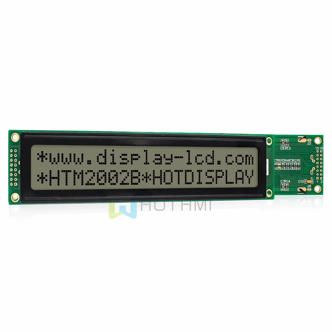 character LCD modules |2x20 s transmissive LCD display Module | red green blue LED backlight | FSTN (+) front display | st7066u controller