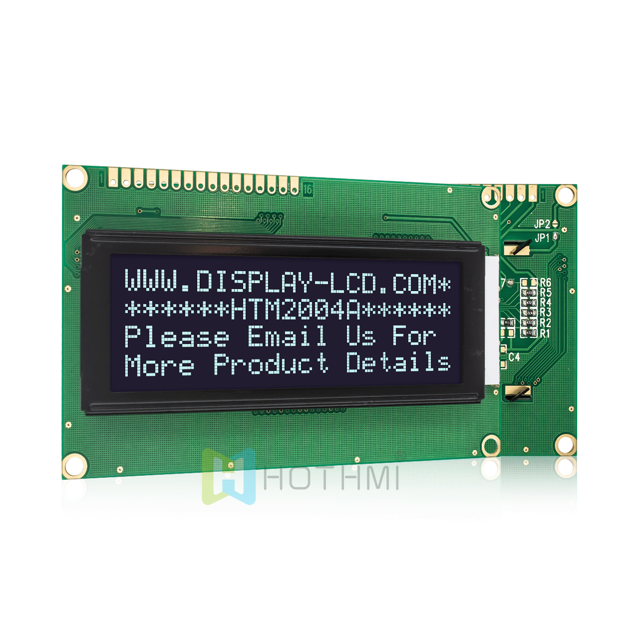 character LCD module |20x4 | Monochrome DSTN - | With white side backlight | Arduino display | Transflective | White text on black background | 3.3v/5.0v | ST7066 control