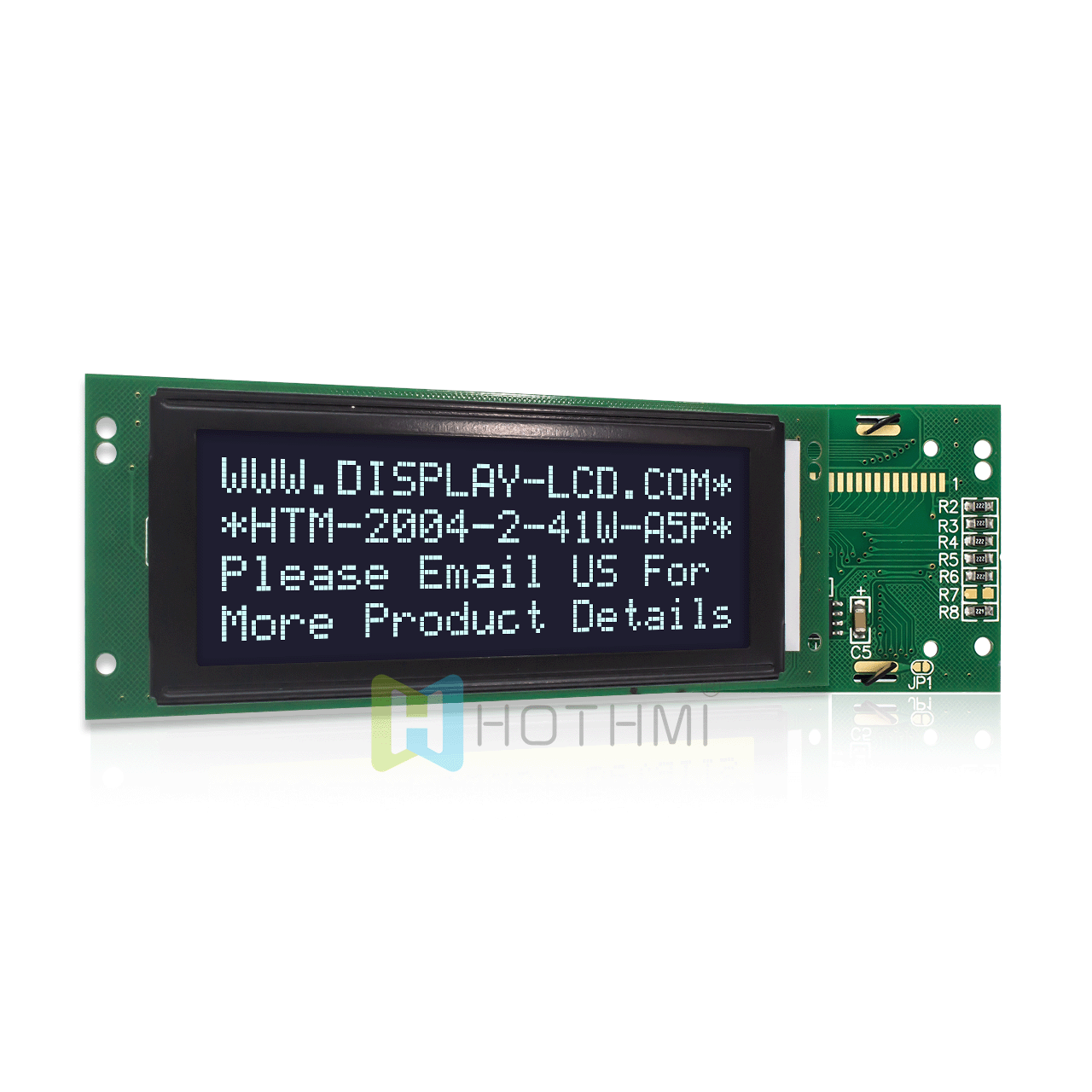 4X20 character LCD module /DFSTN monochrome- /white backlight /black background white character display /Arduino display /ST7066U
